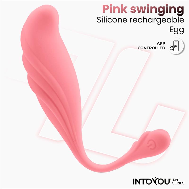 Huevo Vibrador con Movimiento Waving con APP USB - Imagen 3