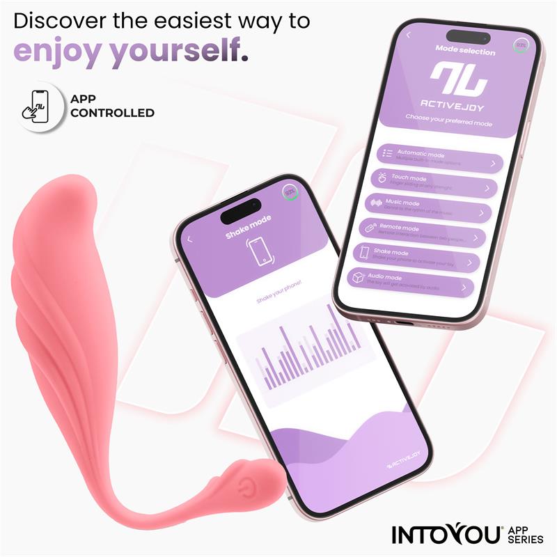 Huevo Vibrador con Movimiento Waving con APP USB - Imagen 6
