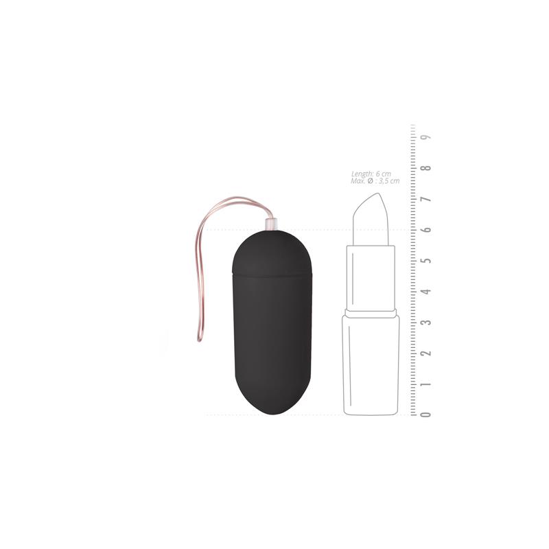 Huevo Vibrador Control Remoto 10 Funciones Negro - Imagen 5