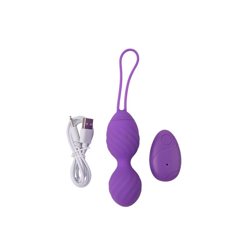 Huevo Vibrador Control Remoto Ridged USB Silicona 7.4 - Imagen 5
