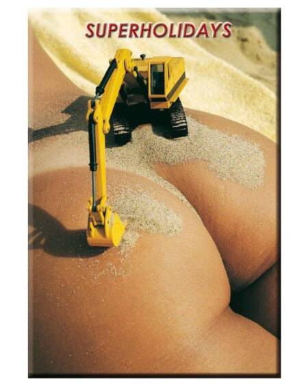 Imán de Culo con Escavadora