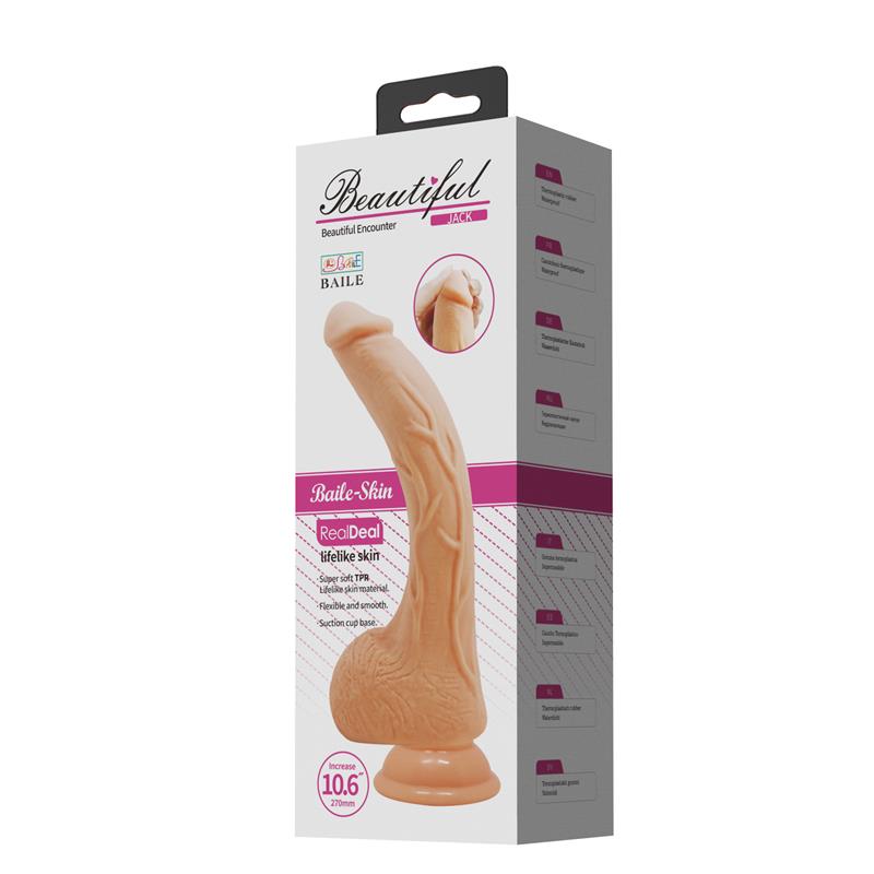 Jack Dildo Realista Flexible 10.6 - Imagen 6