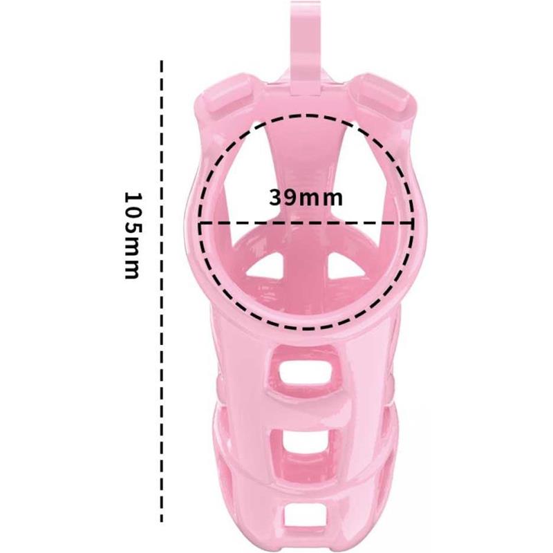 Jaula para el Pene PC01 Rosa - Imagen 4