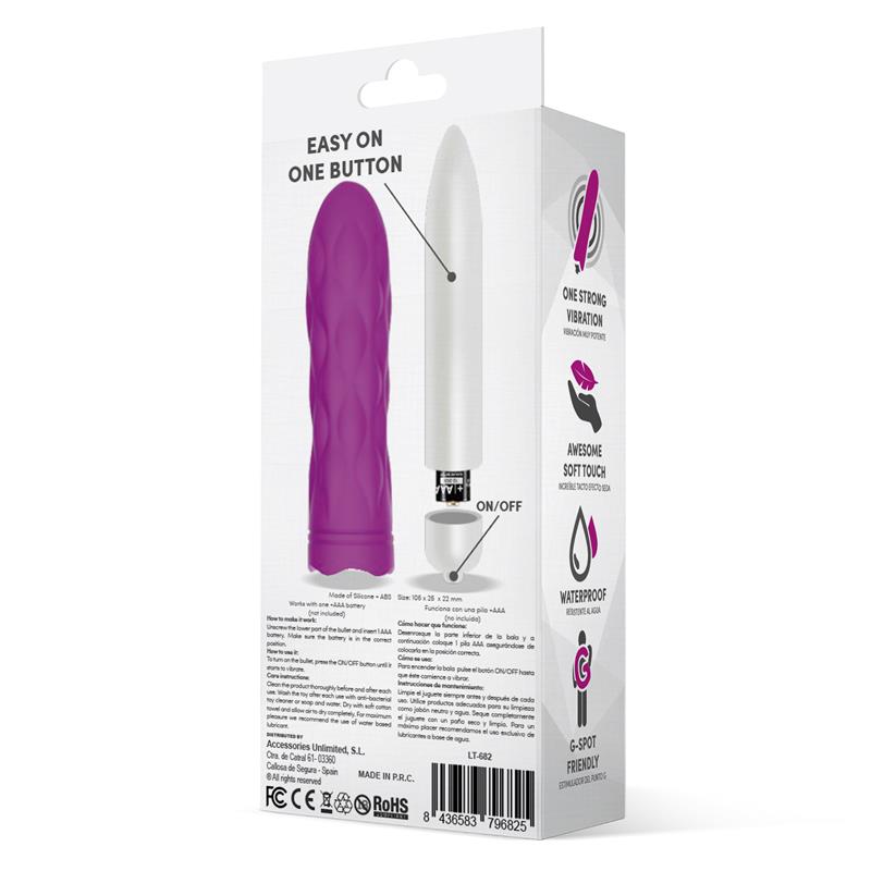 Jibbys Bala Vibradora Easy Quick Silicona Purple - Imagen 3