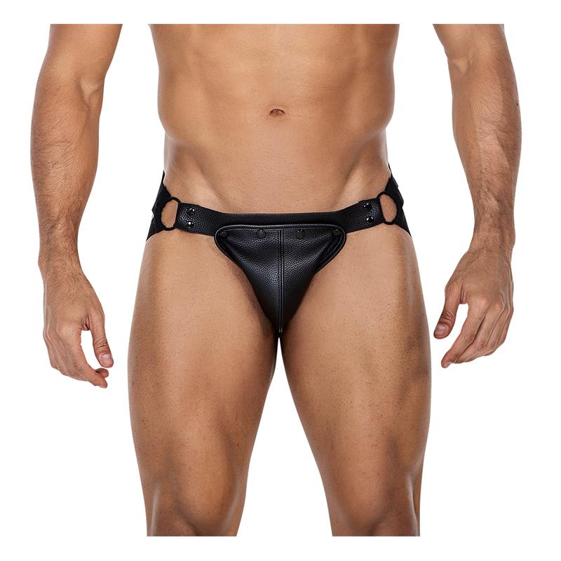 JOCKSTR4P02 Suspensorio Jock snap Negro - Imagen 2