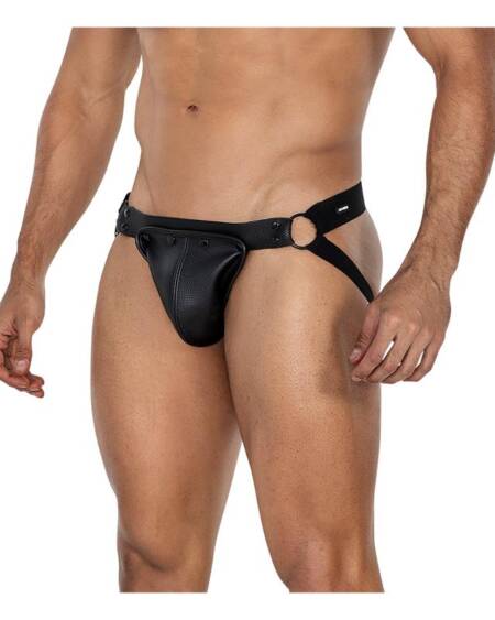 JOCKSTR4P02 Suspensorio Jock snap Negro