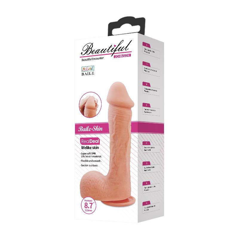 Johnson Dildo Realista con Ventosa Natural - Imagen 12