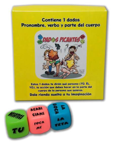 Juego 3 Dados Fluorescentes