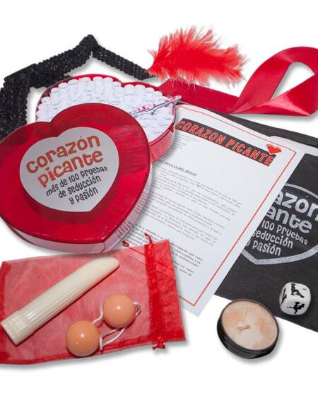 Juego Corazón Picante con 100 Pruebas