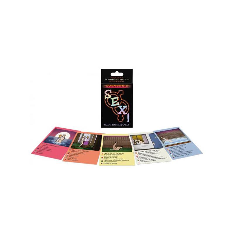 Juego de cartas Adventurous Sex Card Game (EN ES FR DE RU POR IT CZ)