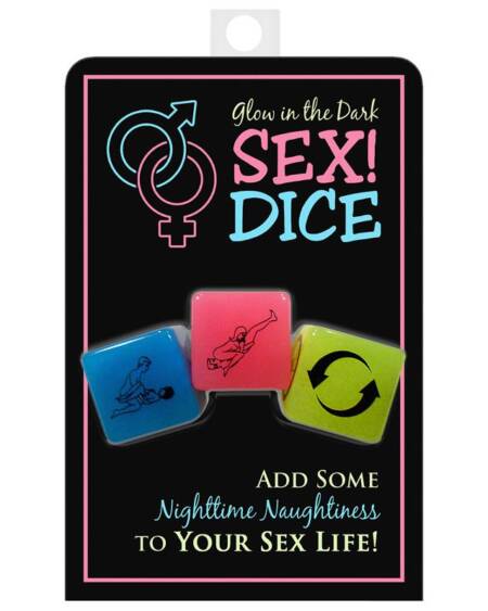Juego de Parejas Glow in the Dark SEX Dice (EN ES DE FR)