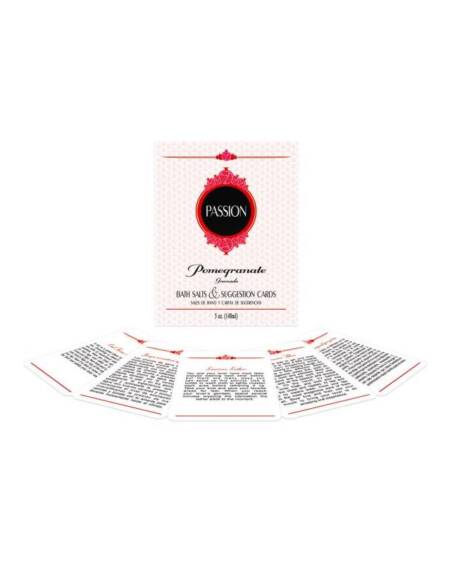 Sales de Baño y Cartas Impermeables Passion Bath Set (EN ES)