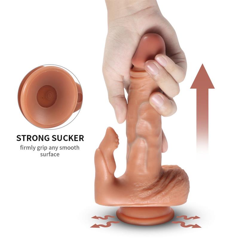 Julian Dildo con 20 Modos de Vibración y Estimlador de Clítoris - Imagen 3