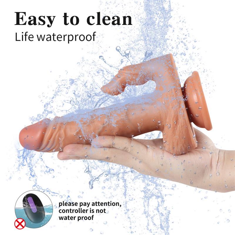 Julian Dildo con 20 Modos de Vibración y Estimlador de Clítoris - Imagen 4