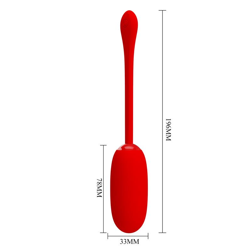 Julius Huevo Vibrador Rojo - Imagen 10