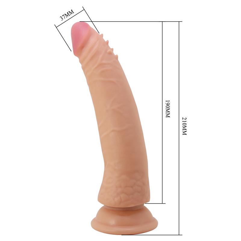 Kable Dildo con Piel Deslizante Retractil 8.3 - Imagen 7