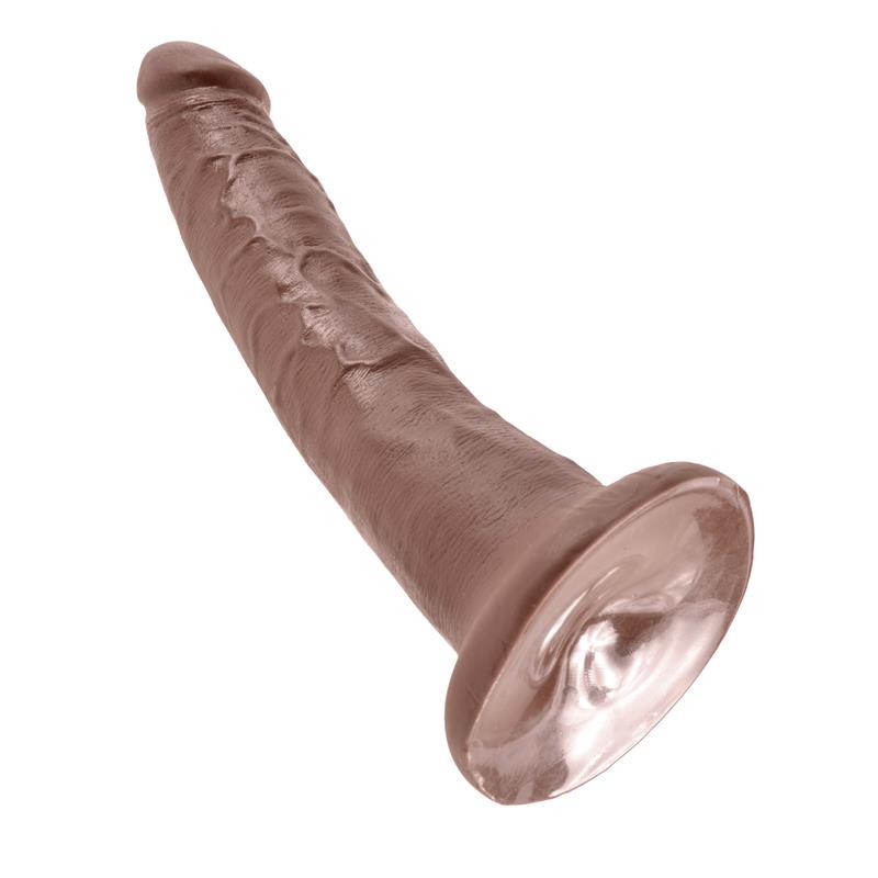King Cock Pene de 17,78 cm - Color Marrón - Imagen 5