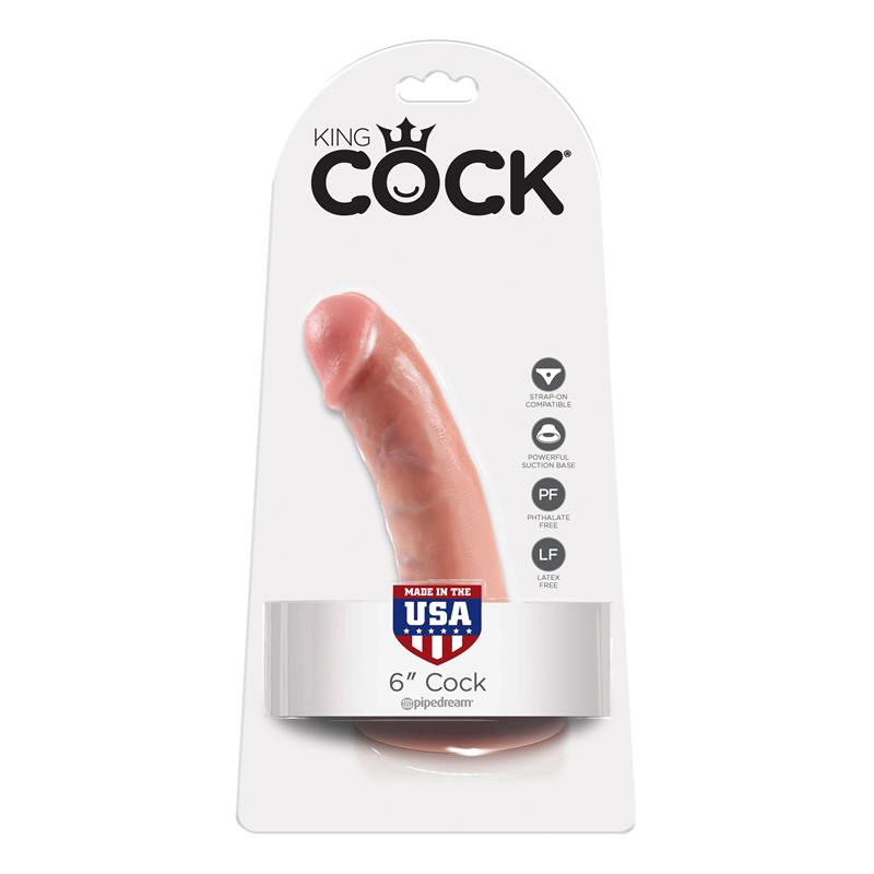 King Cock Pene de 6 - Color Natural - Imagen 2