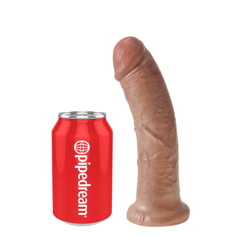 King Cock Pene de 8 - Bronceado - Imagen 3