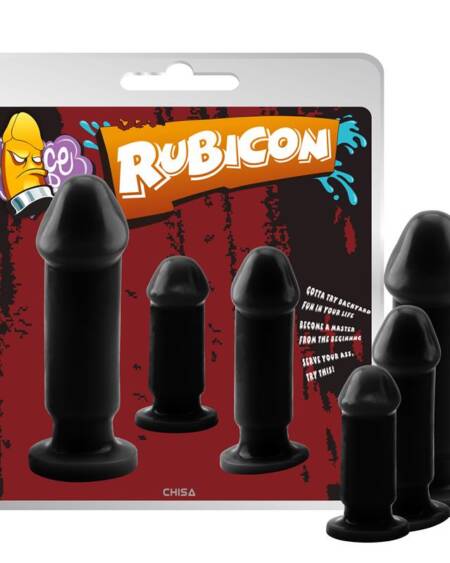 Kit 3 Plug Anal Evil Dark