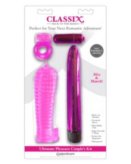 Kit para Parejas Ultimate Pleasure Rosa