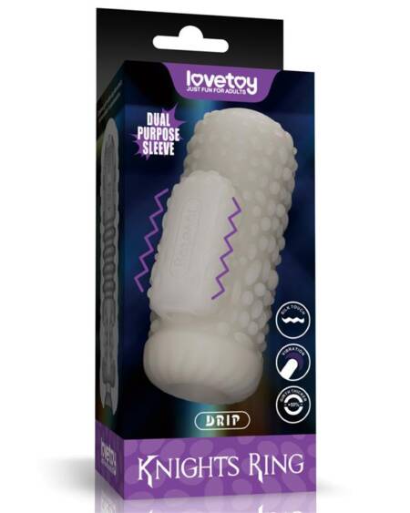 Knights Ring Funda para el Pene y Estimulador Drip