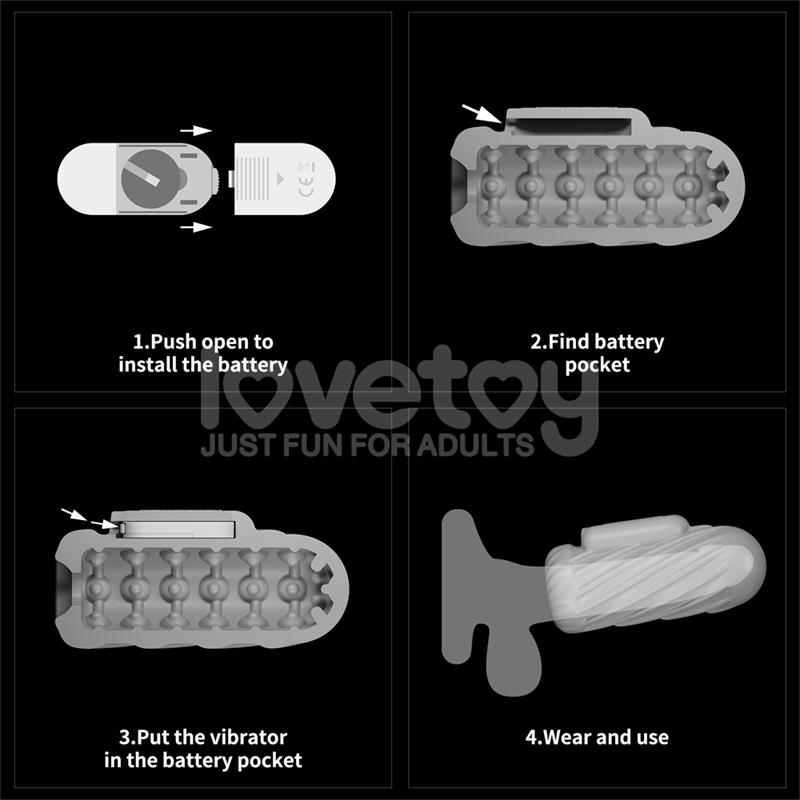 Knights Ring Funda para el Pene y Estimulador Spiral - Imagen 16