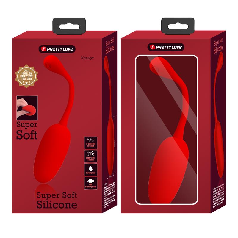 Knucker Huevo Vibrador Rojo - Imagen 11