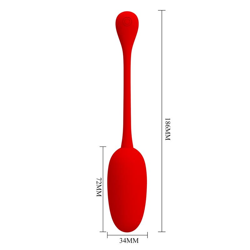 Knucker Huevo Vibrador Rojo - Imagen 10