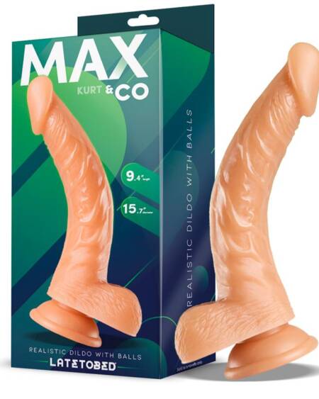 Kurt Dildo Realista con Testículos Natural 9,4 - 24 cm