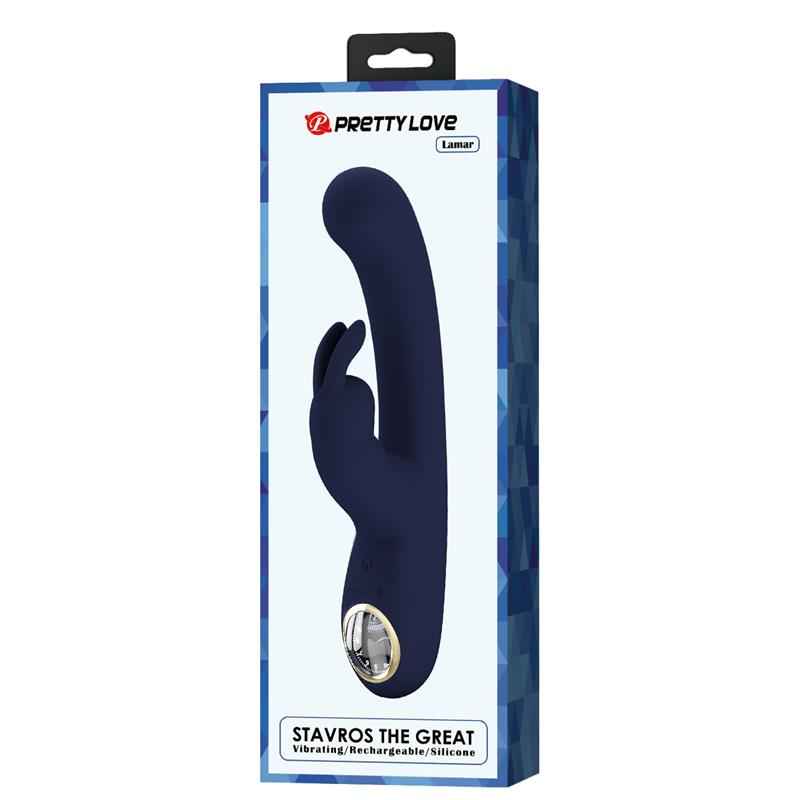 Lamar Vibrador Punto-G Azul Oscuro - Imagen 12