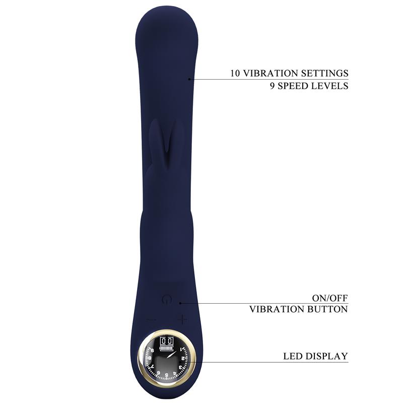 Lamar Vibrador Punto-G Azul Oscuro - Imagen 9
