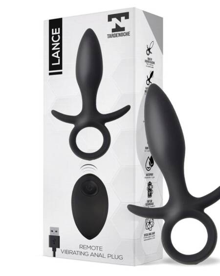 Lance Plug Anal Control Remoto Silicona Liquida USB