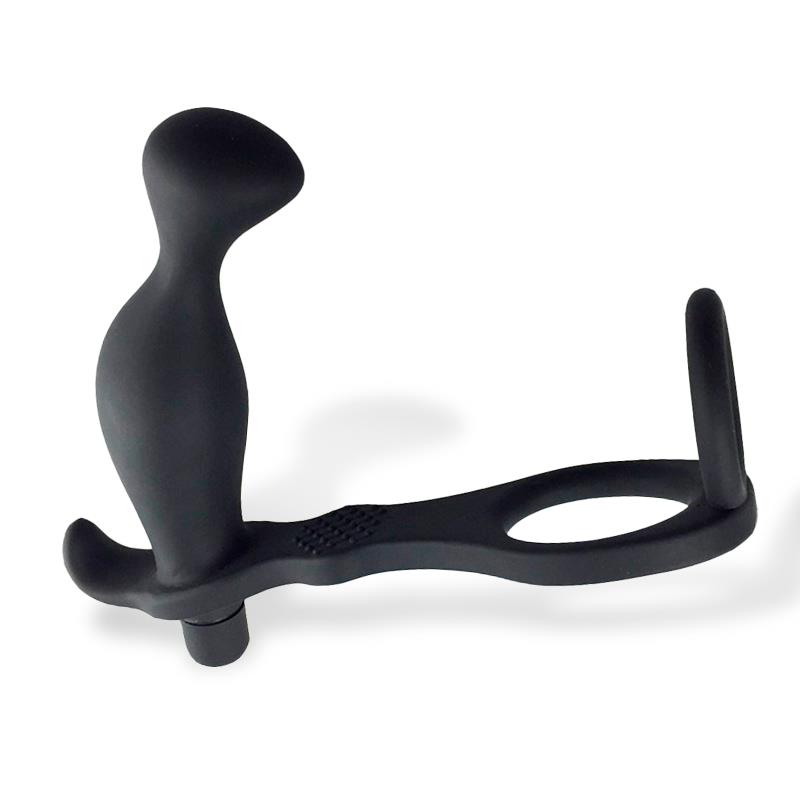 Larimar Plug Anal con Vibración y Anillo para Pene y Testículos - Imagen 4