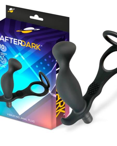 Larimar Plug Anal con Vibración y Anillo para Pene y Testículos