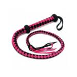 Látigo Árabe de Cuero Rosa 100 cm