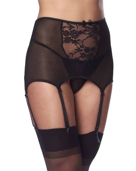 Liguero Ancho con Tanga Negros