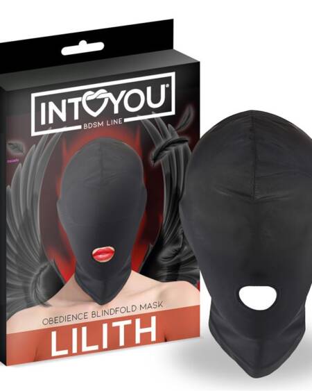 Lilith Máscara de Incógnito con Abertura en la Boca Color Negro