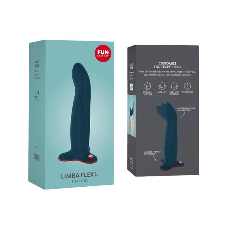 Limba Flex Dildo Talla L Velvet Blue - Imagen 7