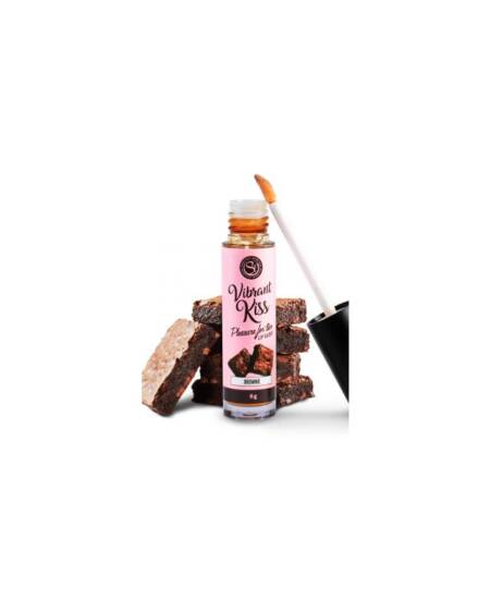 Lip Gloss Vibrant Kiss Sabor Brownie