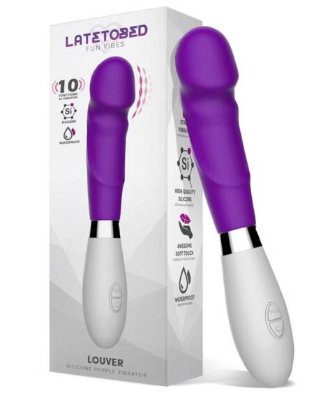 Louver Vibrador Silicona Púrpura