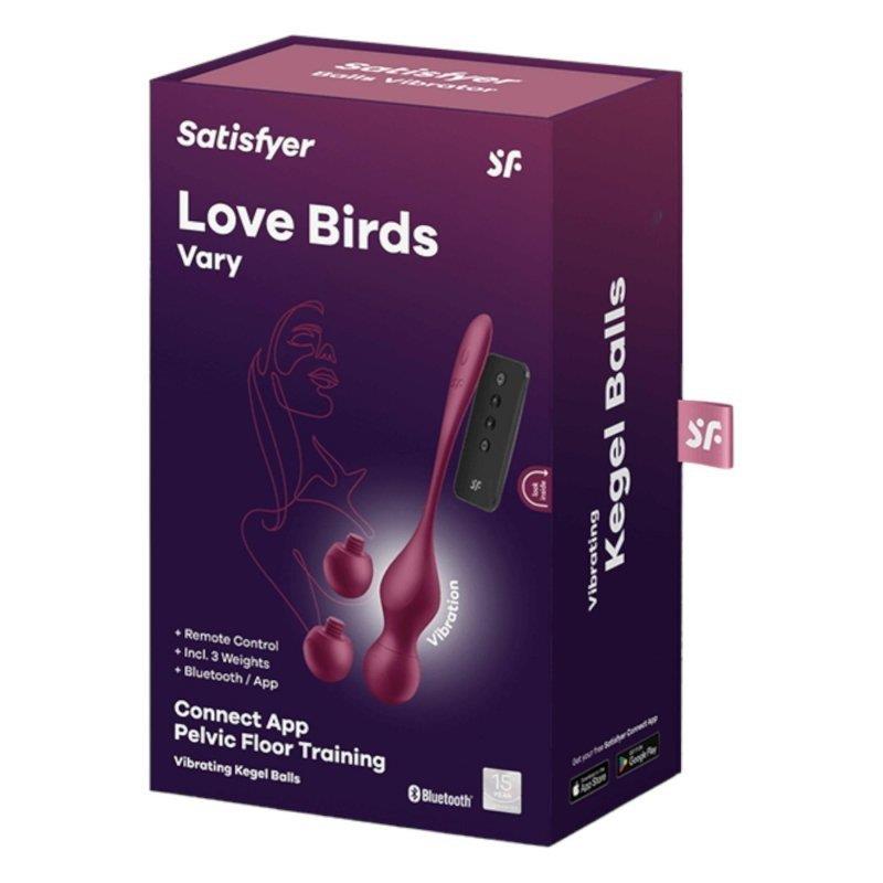 Love Birds Vary con APP Rojo Vino - Imagen 5