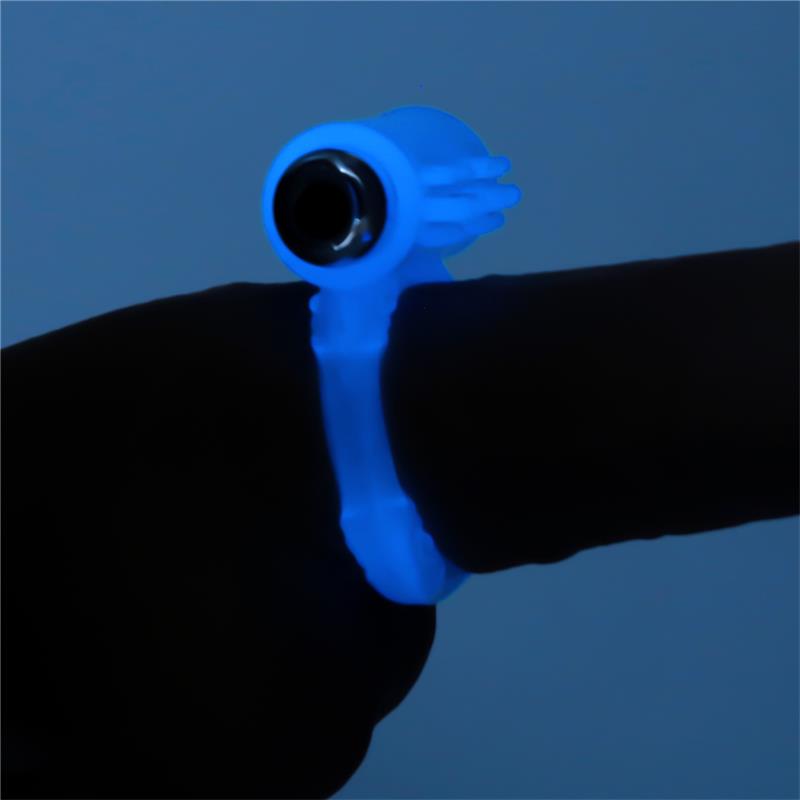 Lumino Play Anillo Vibrador Luz Azul - Imagen 4