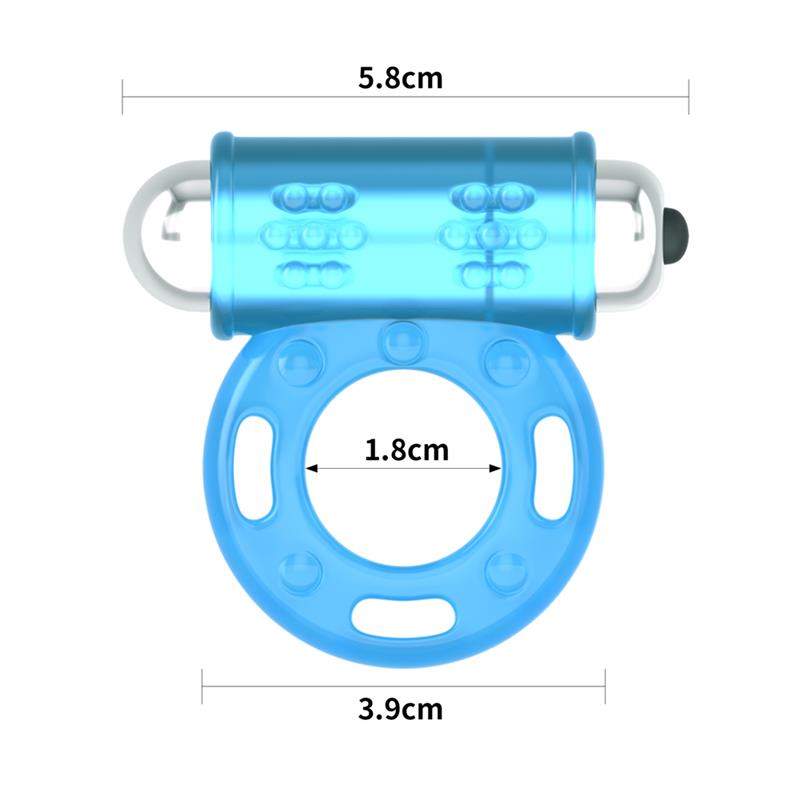 Lumino Play Anillo Vibrador Luz Azul - Imagen 6