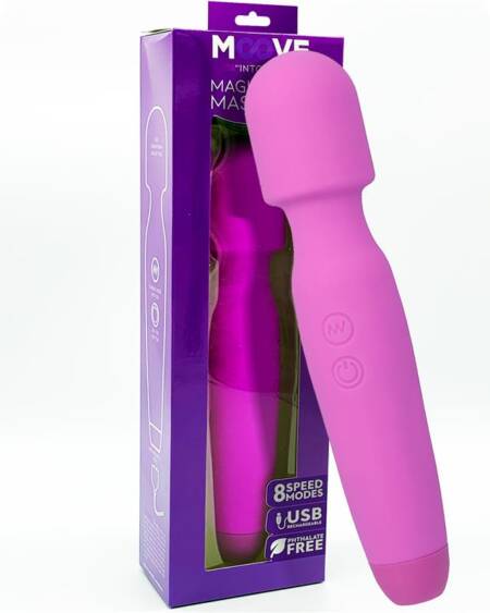 Magic Wand Masajeador Silicona Purpura