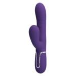Mariana Vibrador 4 en 1 Silicona Morado