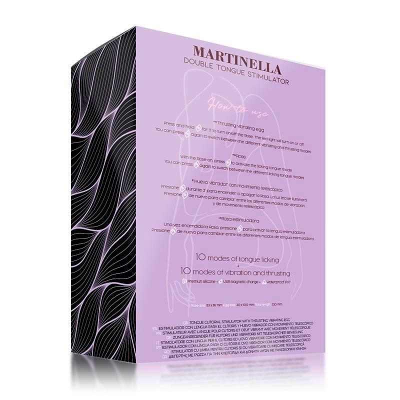Martinella Lengua Estimuladora Clítoris y Huevo con Thrusting - Imagen 5