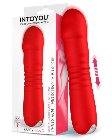 Marygold Estimulador con Movimiento Thrusting Up & Down  USB Silicona