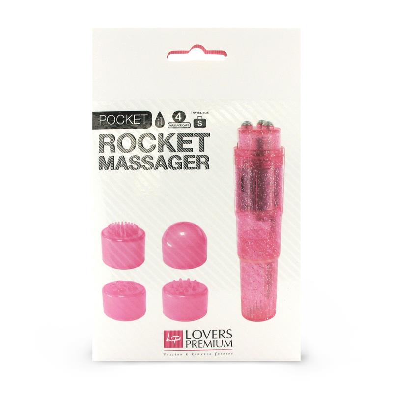 Masajeador Pocket Rocket Rosa - Imagen 3