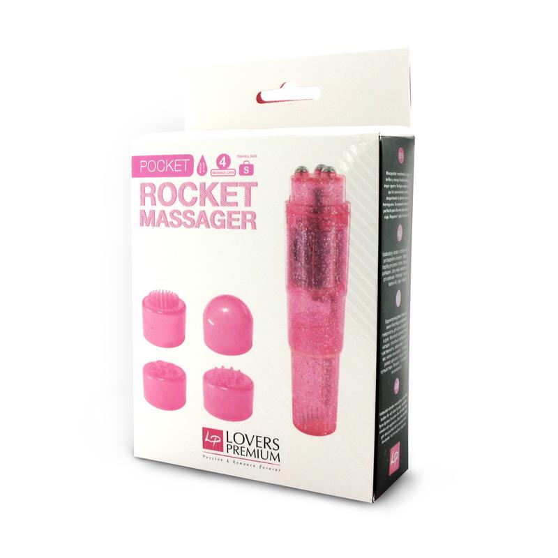 Masajeador Pocket Rocket Rosa - Imagen 4